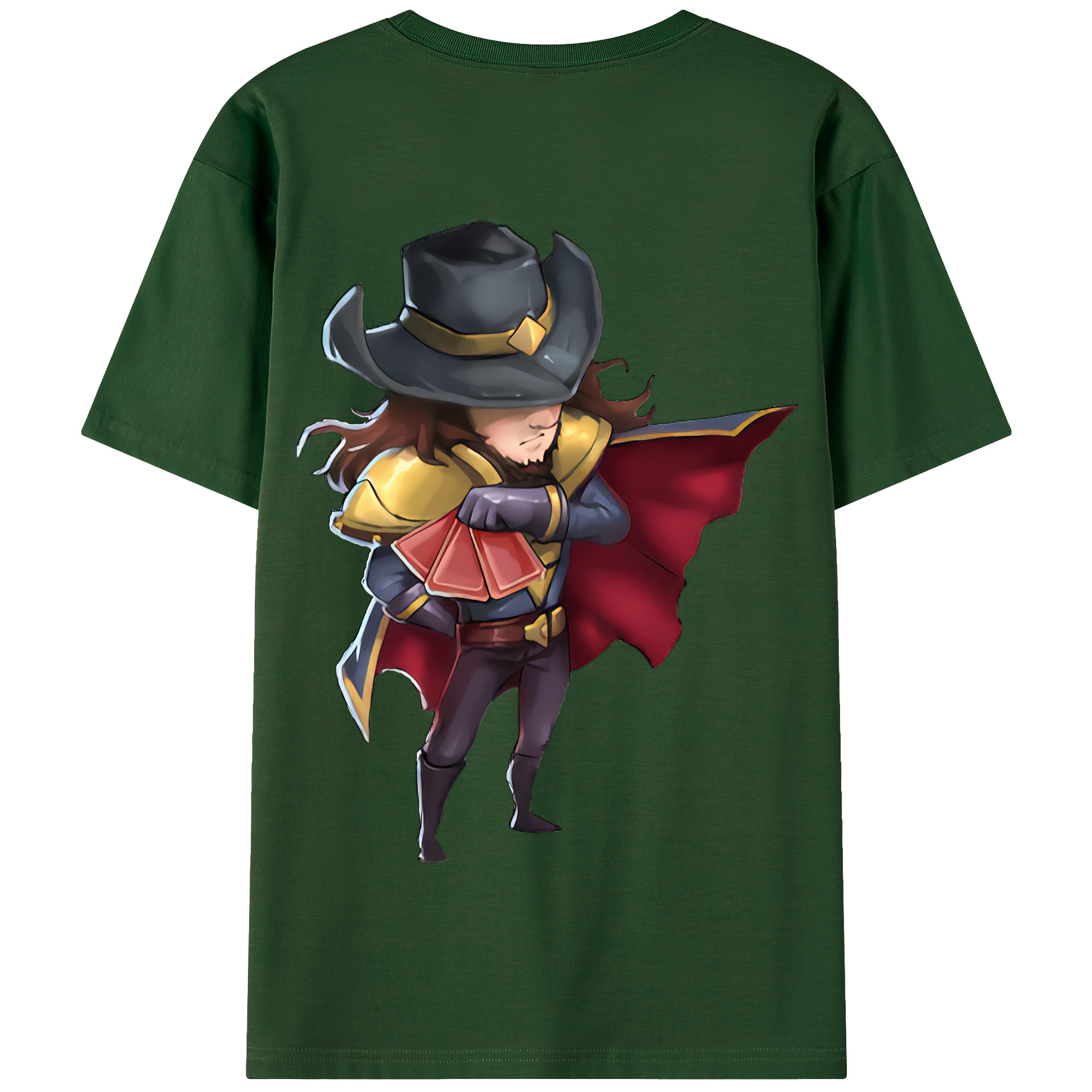 リーグ・オブ・レジェンド League of Legends LOL 綿100％半袖Tシャツ（背面プリント）